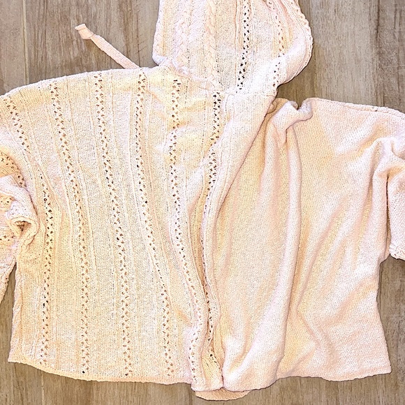 NWOT American Eagle Textured Knit Hoodie - Picture 9 of 12